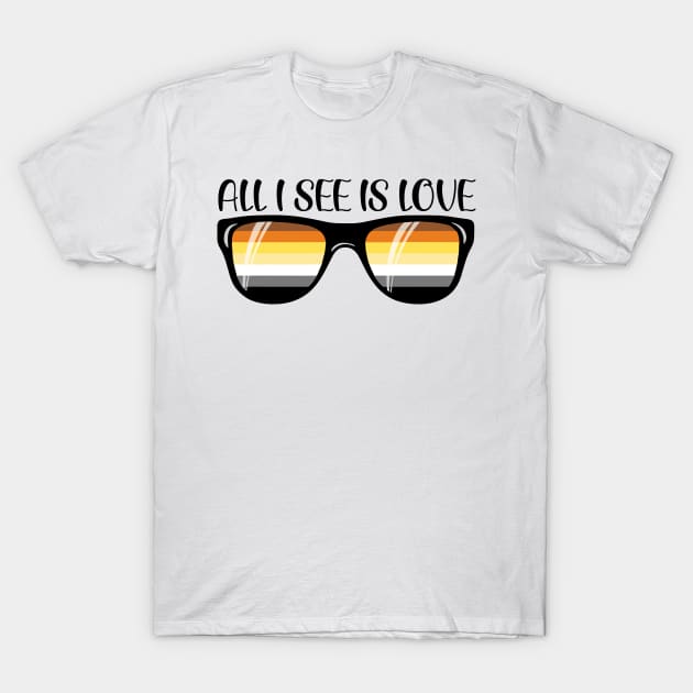 Bear Pride Sunglasses - Love T-Shirt by Blood Moon Design